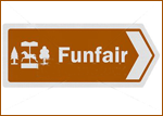 Funfair signage